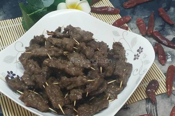 香辣牙签牛肉的做法图解7