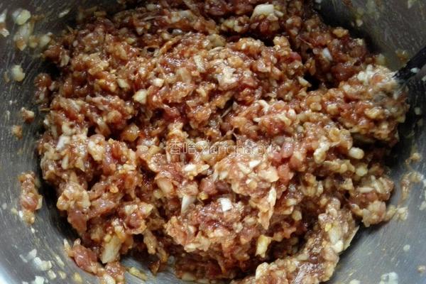 洋葱猪肉馅饼的做法图解4