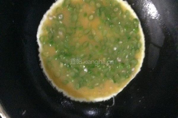 鸡蛋煎豆角的做法图解7