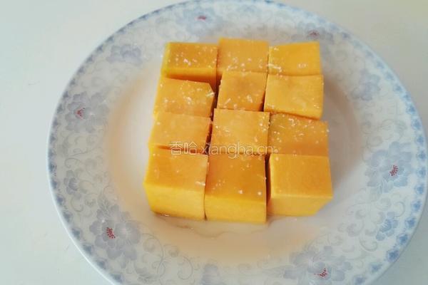 微波炉南瓜的做法图解3