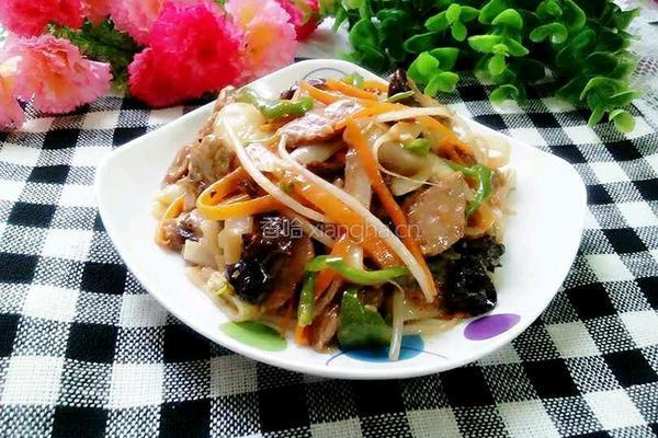湿炒牛河的做法图解8