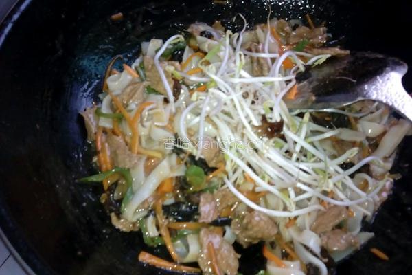 湿炒牛河的做法图解7