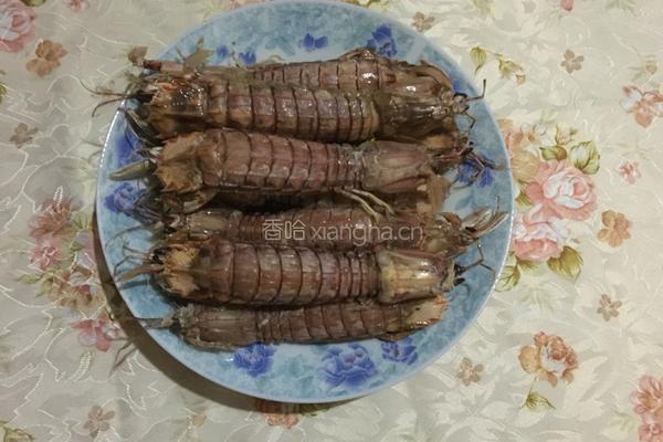 微波炉皮皮虾的做法图解7