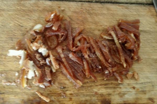 黄豆芽炒肉皮的做法图解4