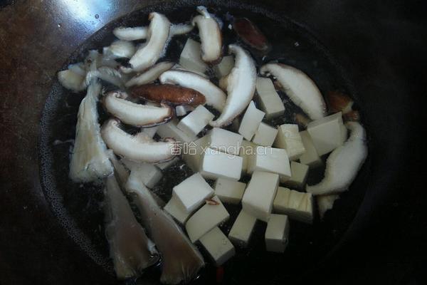 豆腐三菌汤的做法图解4