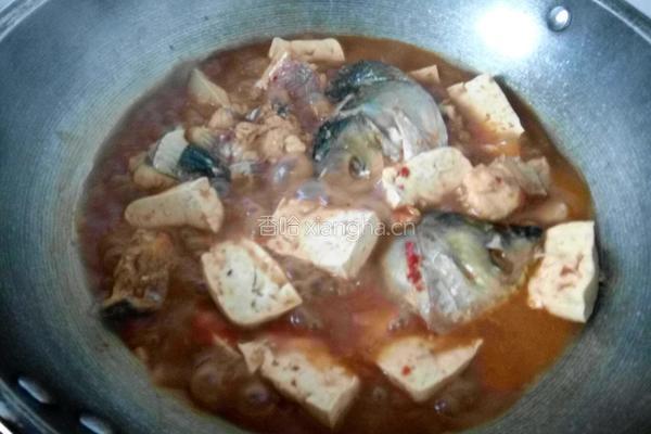 豆腐烧鱼块的做法图解9