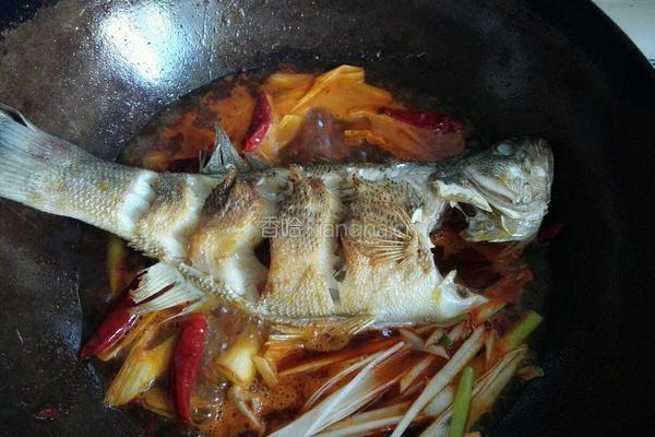 豆瓣酱烧鲈鱼的做法图解10