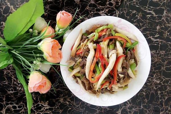牛肉海鲜菇的做法图解10
