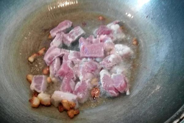 豇豆红烧肉的做法图解4