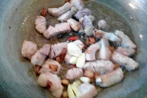 豇豆红烧肉的做法图解5