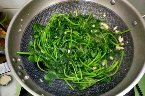 炒红薯叶的做法图解6