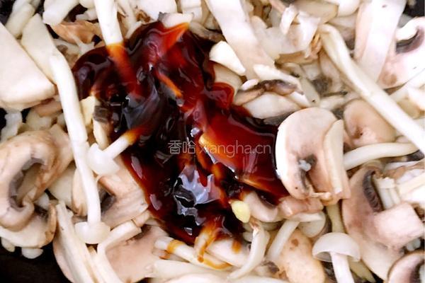 耗油双菇的做法图解4