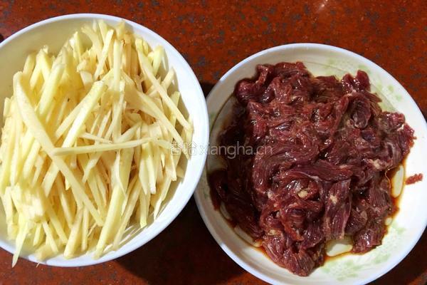 姜丝牛肉的做法图解5