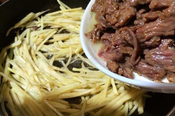 姜丝牛肉的做法图解11