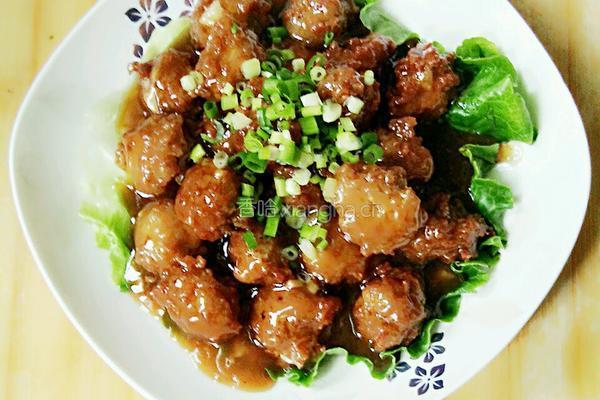 醋遛丸子的做法图解8