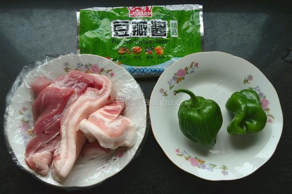 青椒五花肉的做法图解2