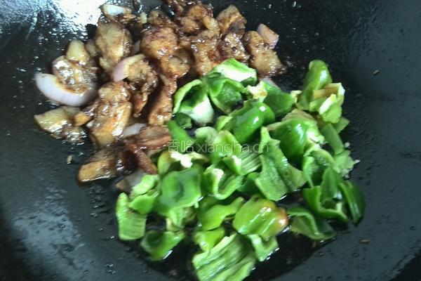 青椒五花肉的做法图解6