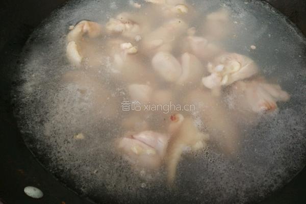 鸡肉垫卷子的做法图解3