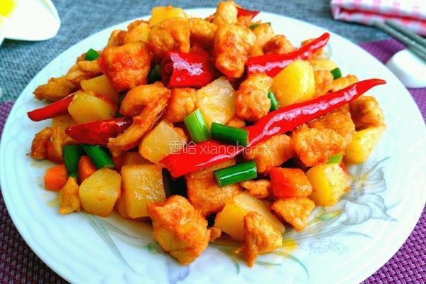 土豆炒鸡块的做法图解11