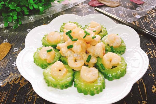 苦瓜炒虾仁的做法图解16