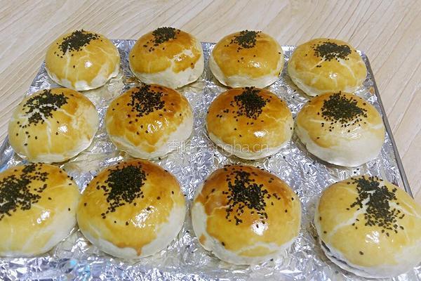 酥皮月饼（蛋黄豆沙馅）的做法图解13