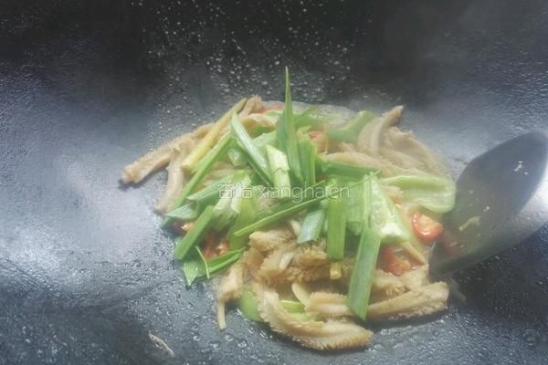 爆炒毛肚的做法图解7