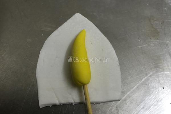 翻糖蛋糕花的做法图解4