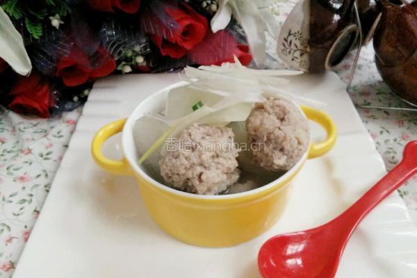 冬瓜烧丸子的做法图解5