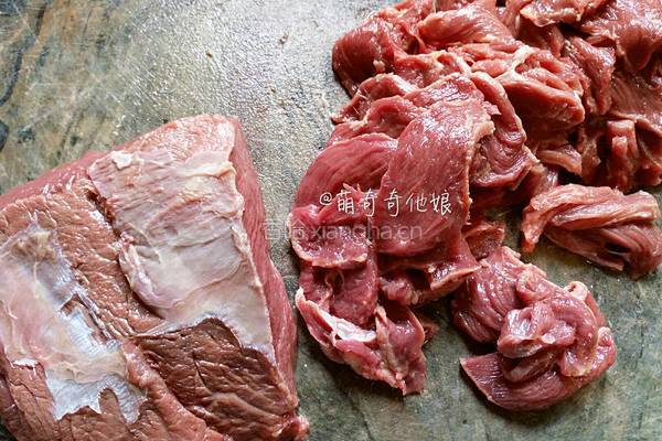 炒牛肉片的做法图解2