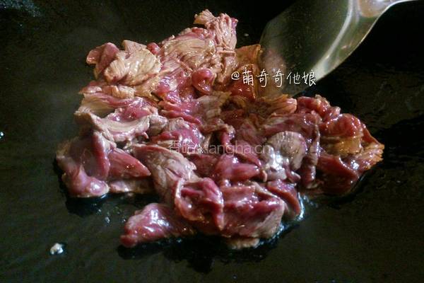 炒牛肉片的做法图解5
