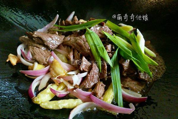 炒牛肉片的做法图解8