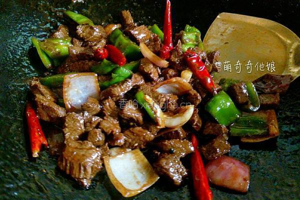 酱爆牛肉粒的做法图解8