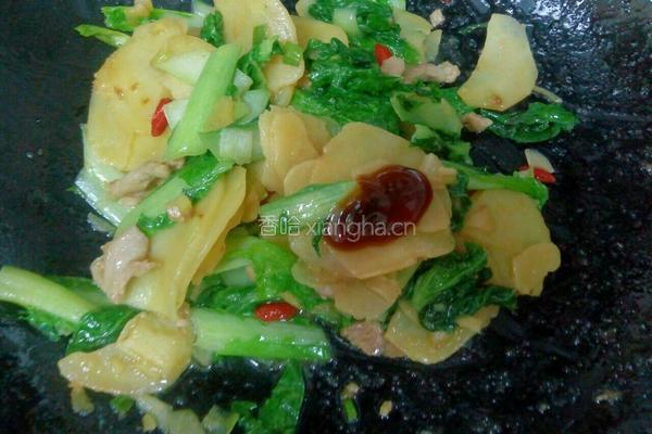白菜土豆片的做法图解8
