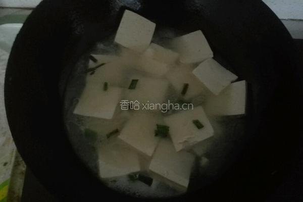 小白菜熬豆腐的做法图解5