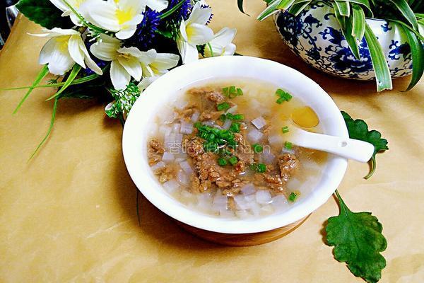 白萝卜牛肉汤的做法图解6