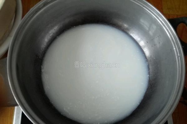 牛奶粥的做法图解3