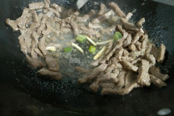 香芹牛肉丝的做法图解5