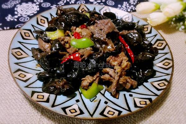 木耳炒牛肉的做法图解7