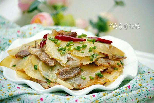 土豆炒肉片的做法图解7