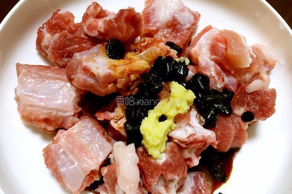 豆豉姜汁蒸排骨的做法图解4