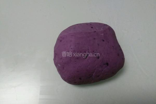 蜂蜜牛奶紫薯球的做法图解4