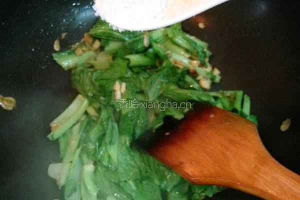 虾米枸杞芥菜的做法图解10
