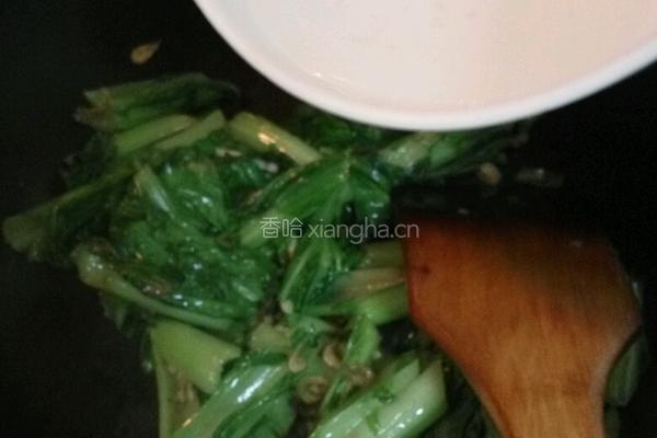 虾米枸杞芥菜的做法图解12