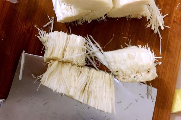 小炒金针菇的做法图解1