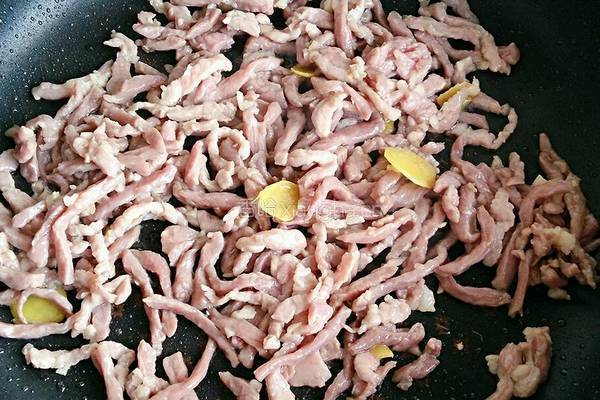 葱爆肉丝的做法图解4