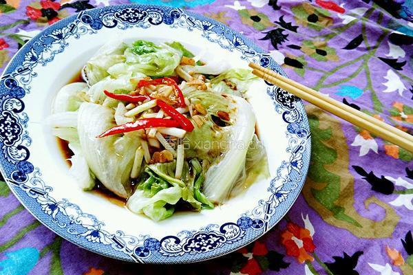 白灼圆生菜的做法图解6