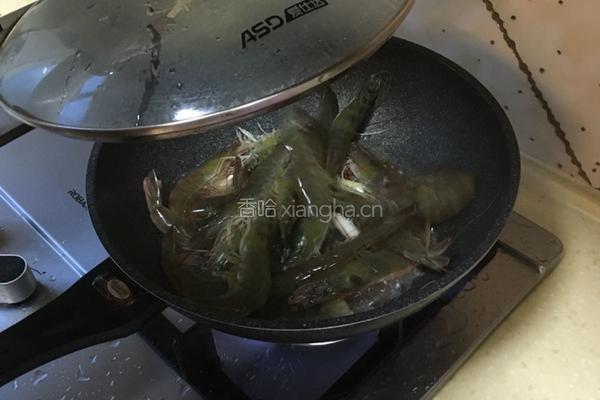 清煮对虾的做法图解5