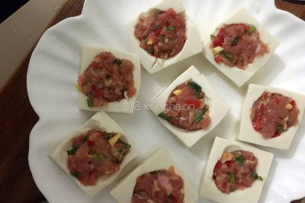 豆腐塞肉的做法图解6