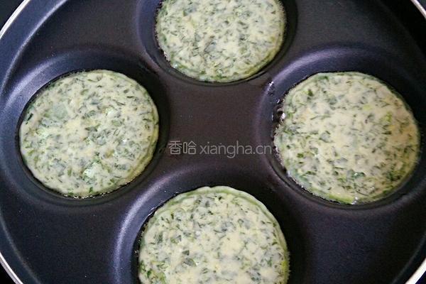 芹菜叶饼的做法图解4