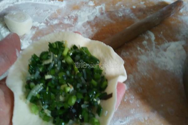 韭菜素煎包的做法图解6